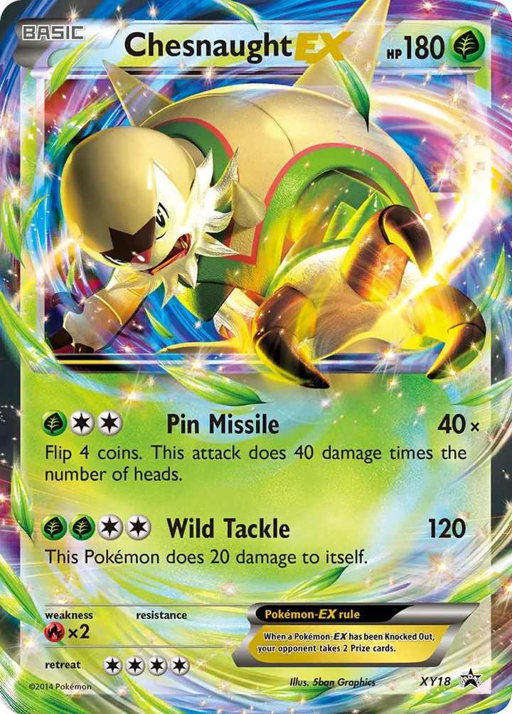 Chesnaught-EX, XY Promos XY18