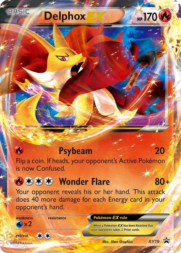 Delphox-EX, XY Promos XY19