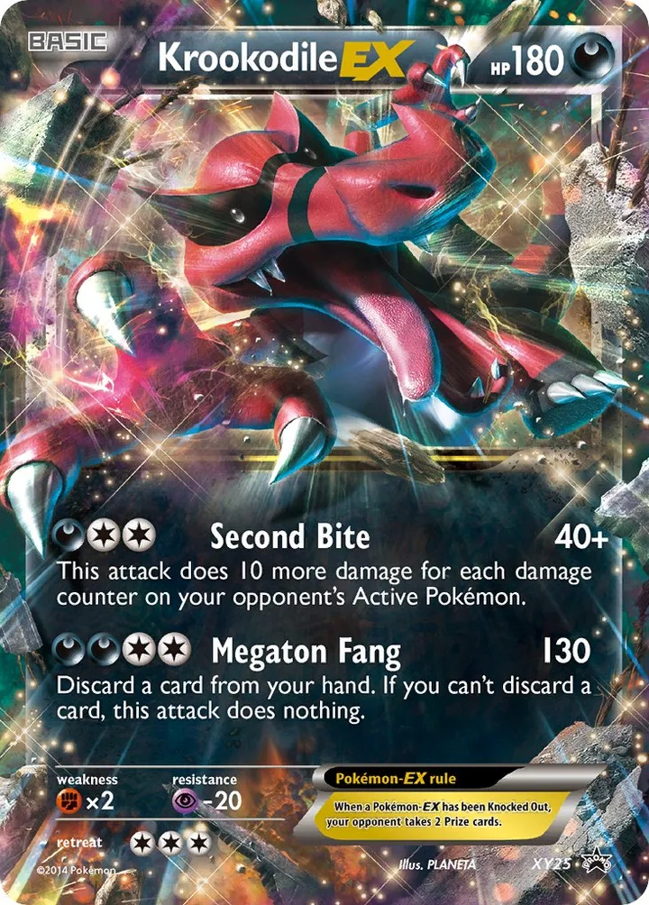 Krookodile-EX, XY Promos XY25
