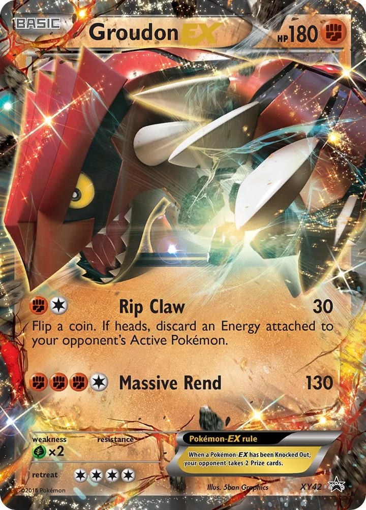Groudon-EX, XY Promos XY42