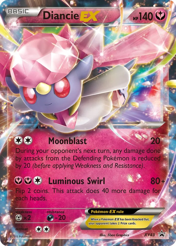 Diancie-EX, XY Promos XY43