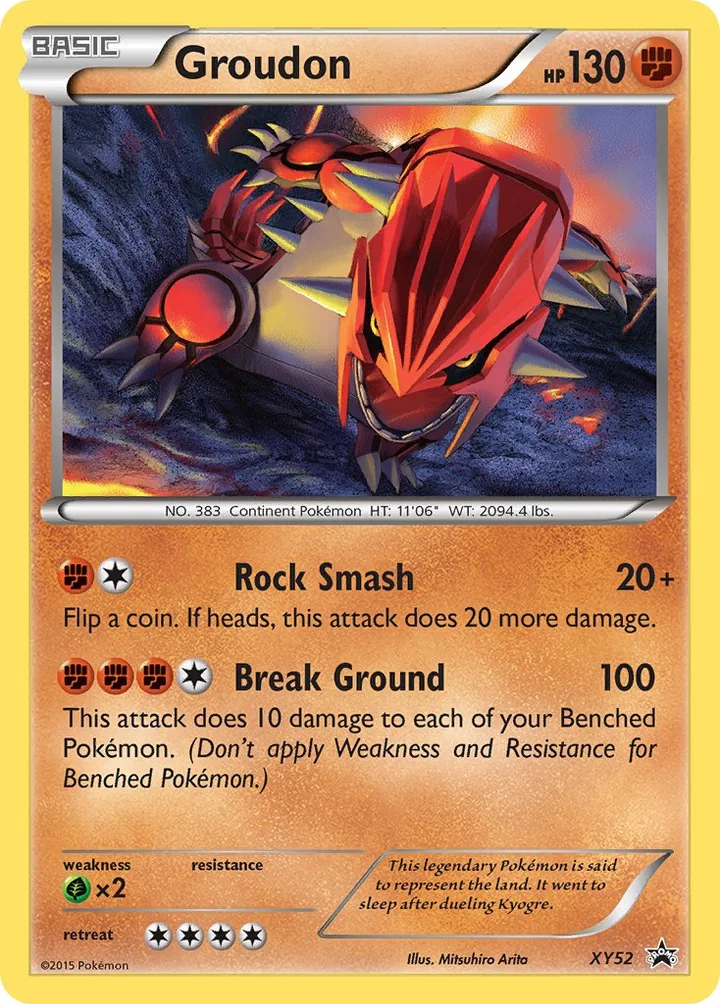 Groudon, XY Promos XY52