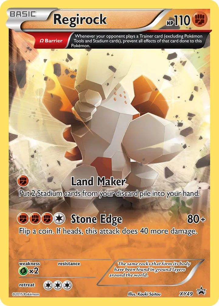 Regirock, XY Promos XY49