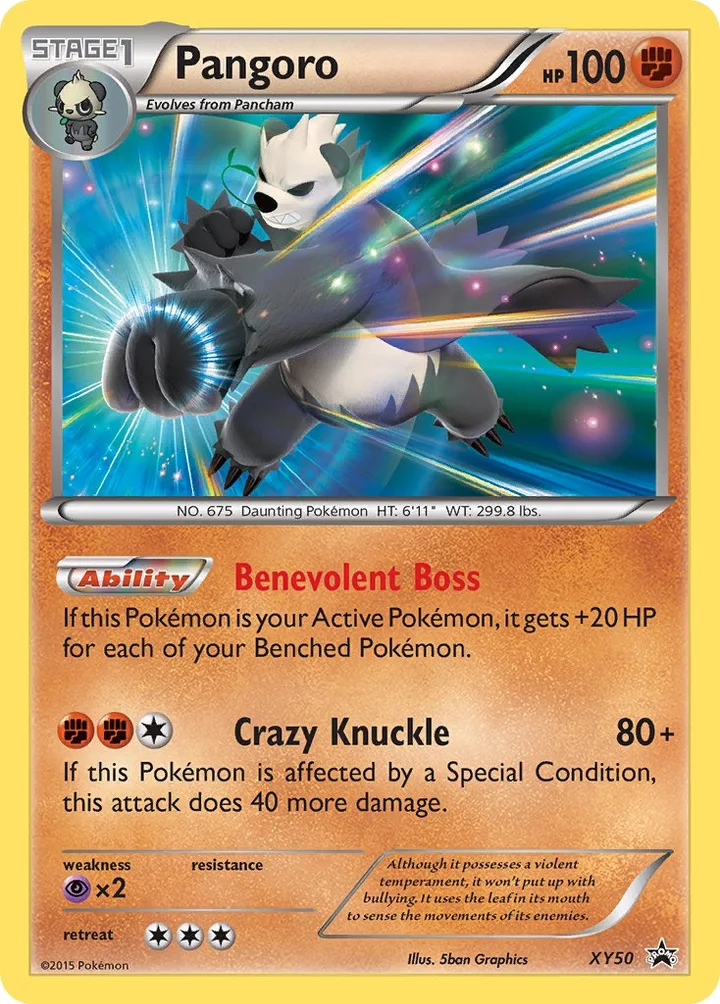 Pangoro, XY Promos XY50