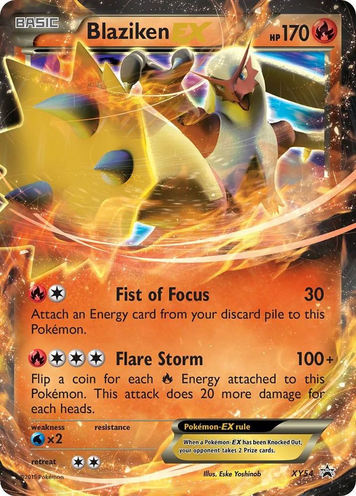 Blaziken-EX, XY Promos XY54
