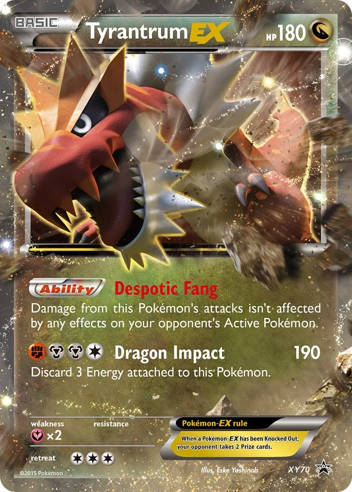 Tyrantrum-EX, XY Promos XY70