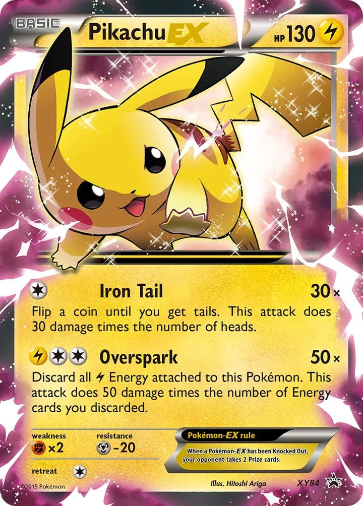 Pikachu-EX, XY Promos XY84