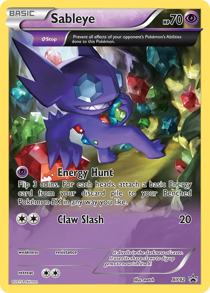 Sableye, XY Promos XY92