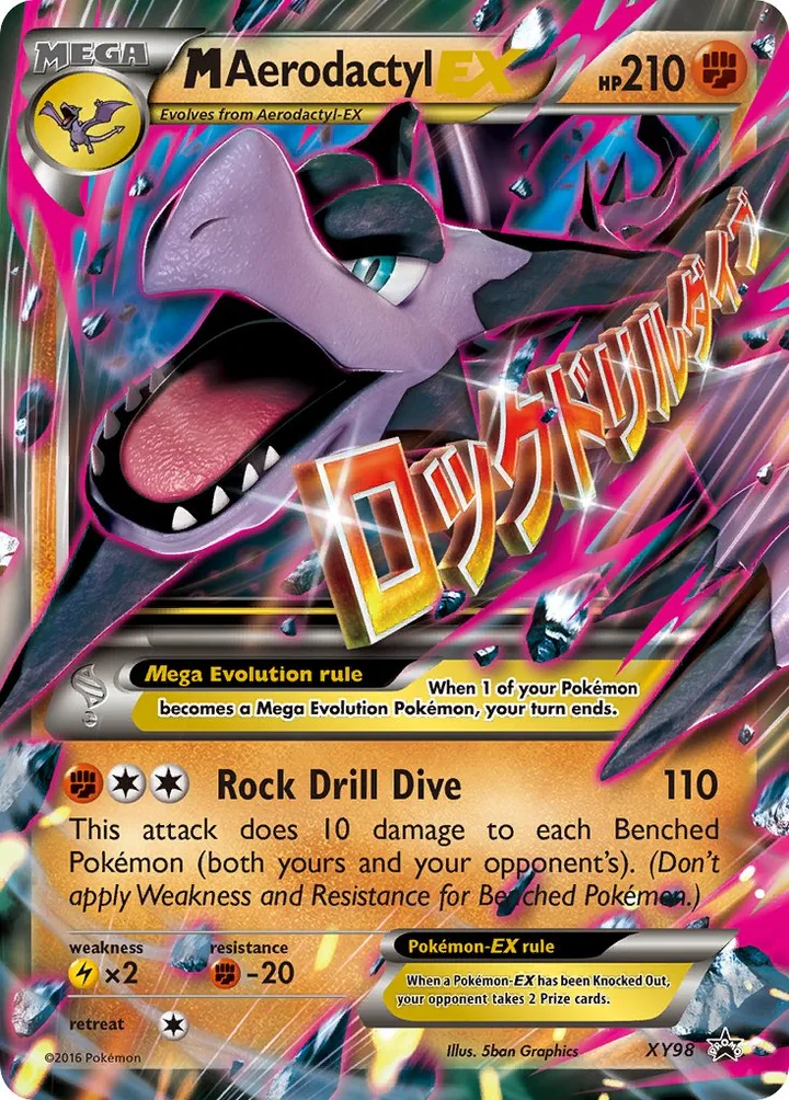 M Aerodactyl-EX, XY Promos XY98
