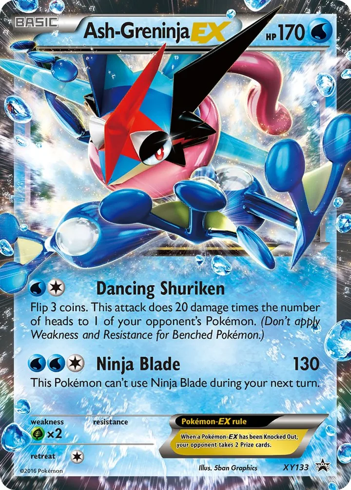 Ash-Greninja-EX, XY Promos XY133