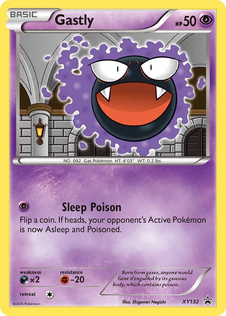 Gastly, XY Promos XY132