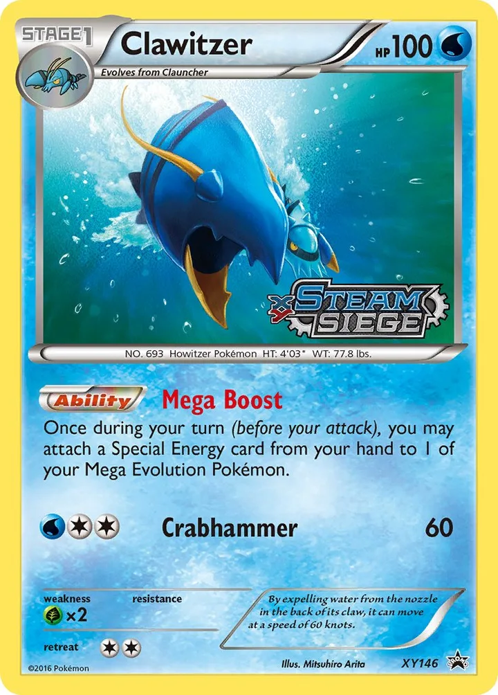 Clawitzer, XY Promos XY146
