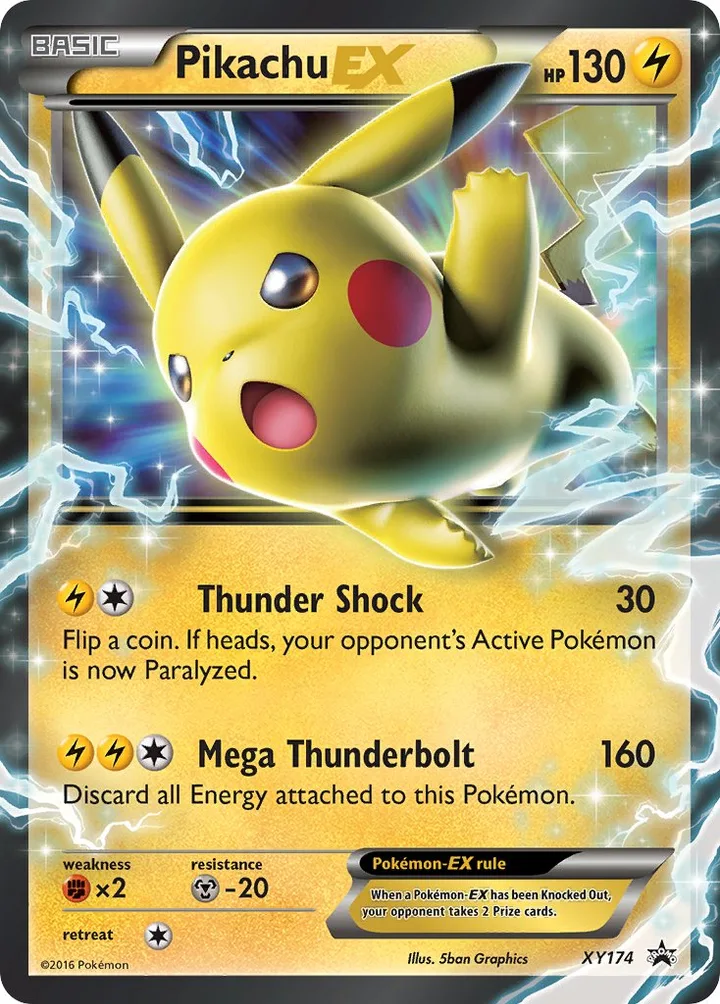 Pikachu-EX, XY Promos XY174