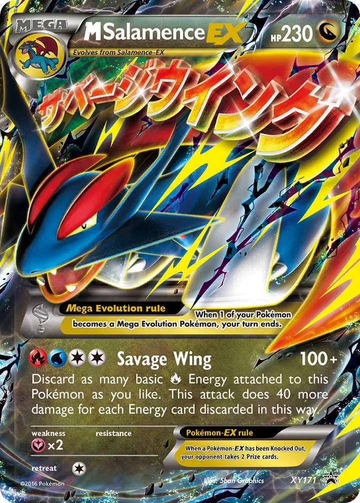 M Salamence-EX, XY Promos XY171