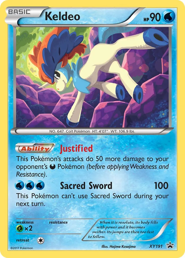 Keldeo, XY Promos XY191