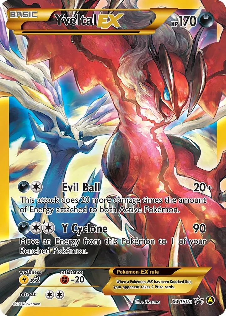 Yveltal-EX, XY Promos XY150a