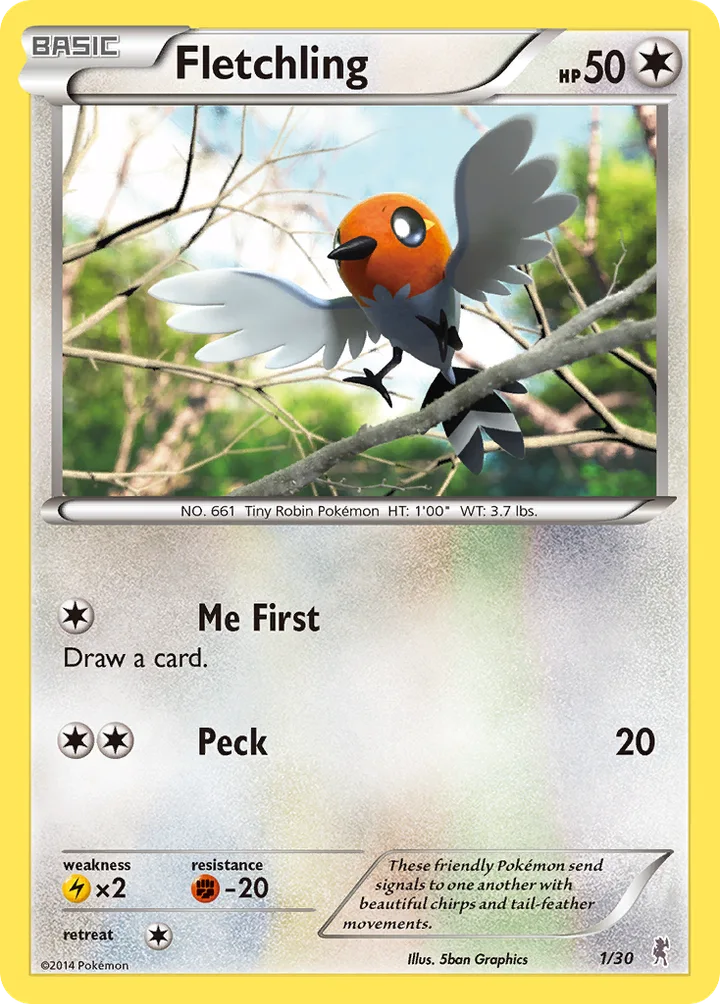 Fletchling, XY Trainer Kit—Bisharp 1/30