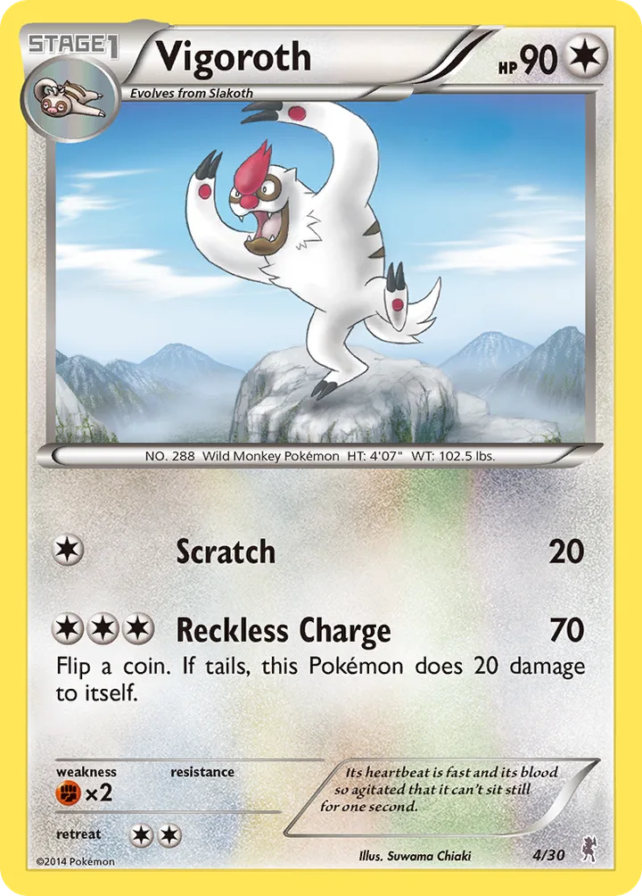 Vigoroth, XY Trainer Kit—Bisharp 4/30