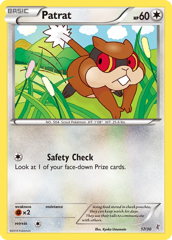 Patrat, XY Trainer Kit—Bisharp 17/30