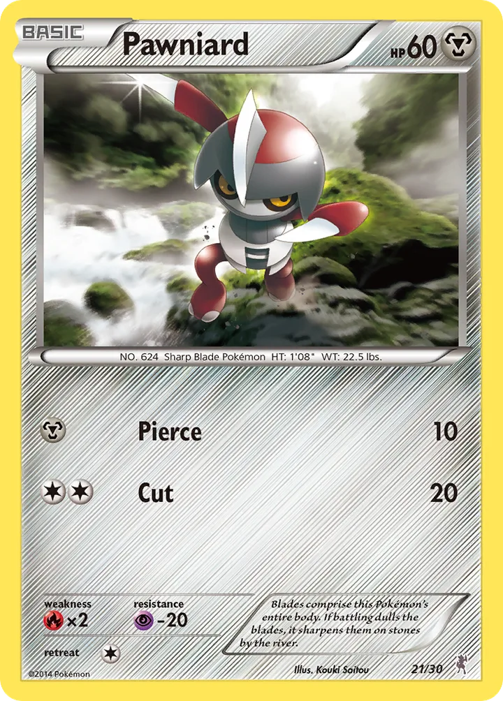 Pawniard, XY Trainer Kit—Bisharp 21/30