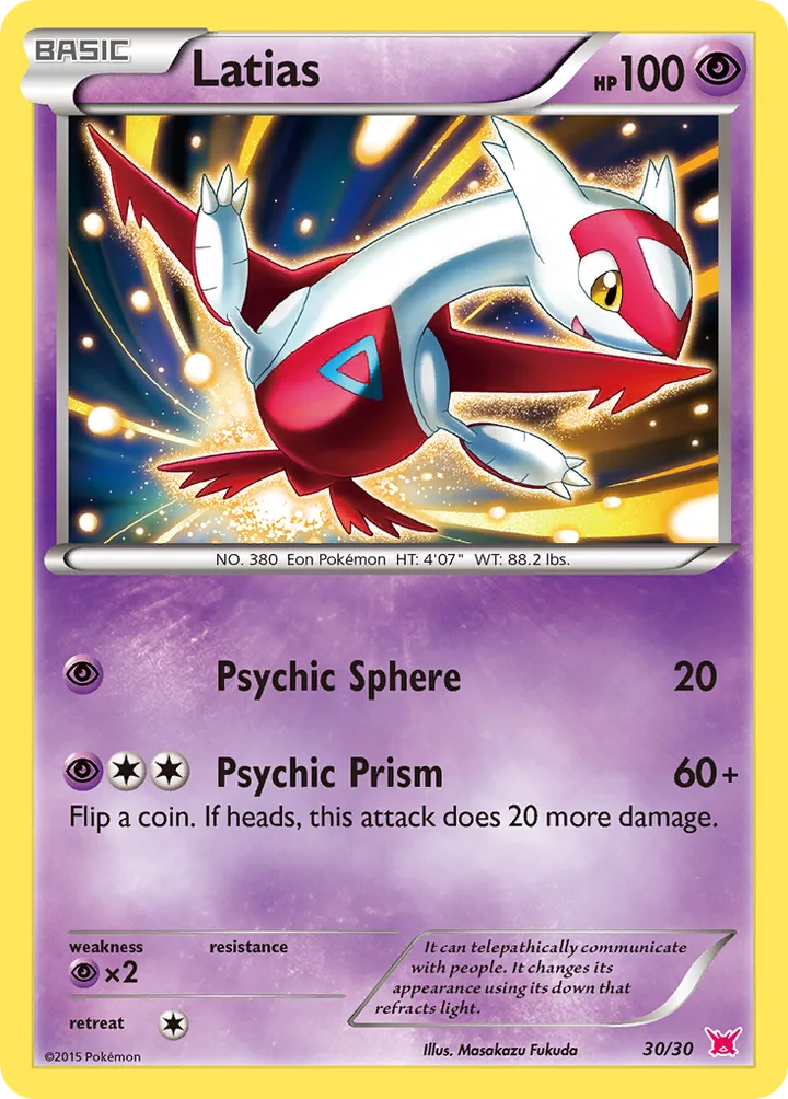 Latias, XY Trainer Kit—Latias 30/30