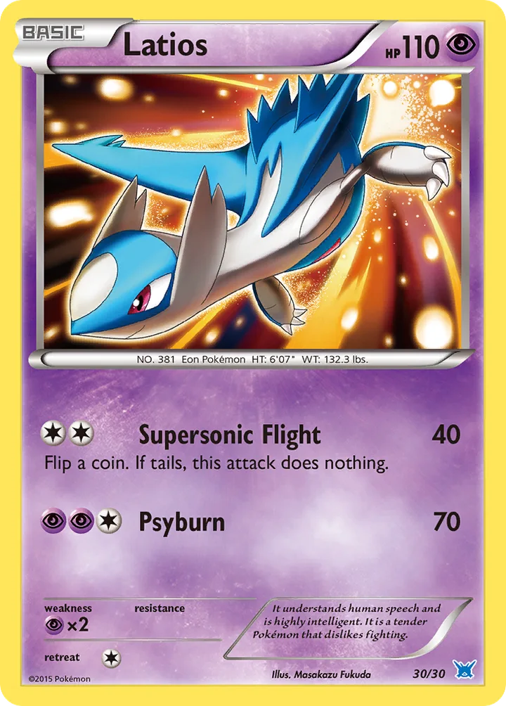 Latios, XY Trainer Kit—Latios 30/30