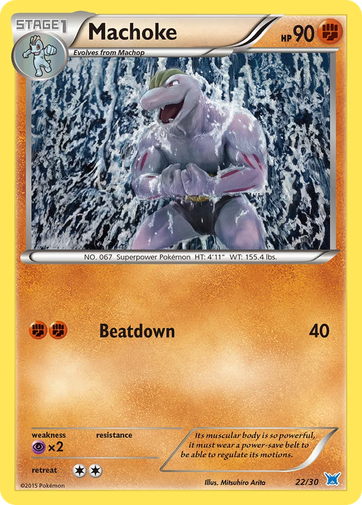 Machoke, XY Trainer Kit—Latios 22/30