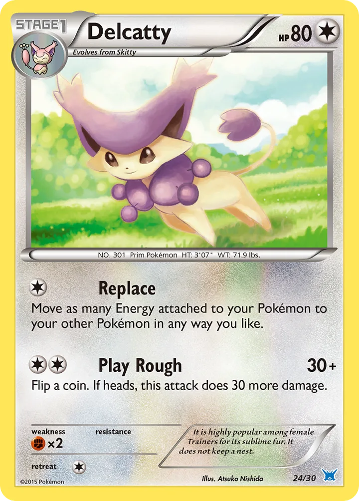 Delcatty, XY Trainer Kit—Latios 24/30