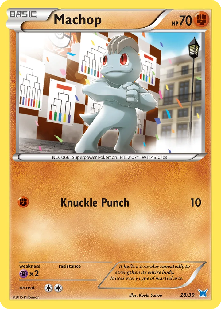 Machop, XY Trainer Kit—Latios 28/30