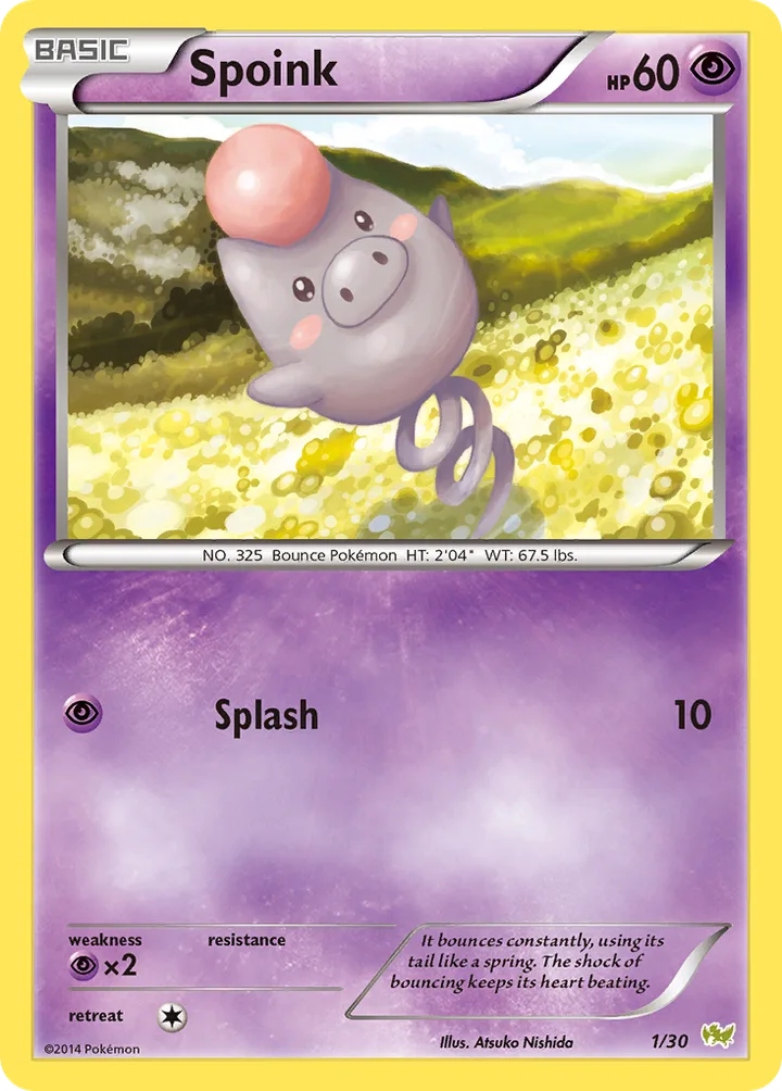 Spoink, XY Trainer Kit—Noivern 1/30