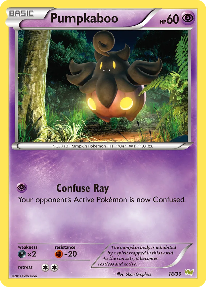 Pumpkaboo, XY Trainer Kit—Noivern 18/30