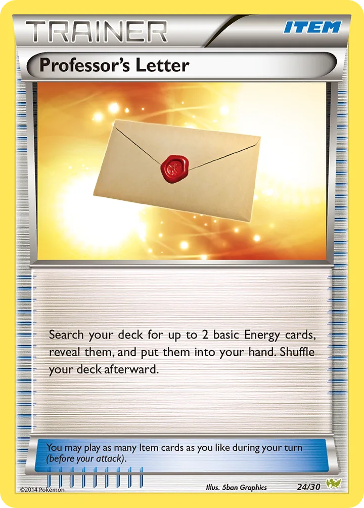 Professor’s Letter, XY Trainer Kit—Noivern 24/30
