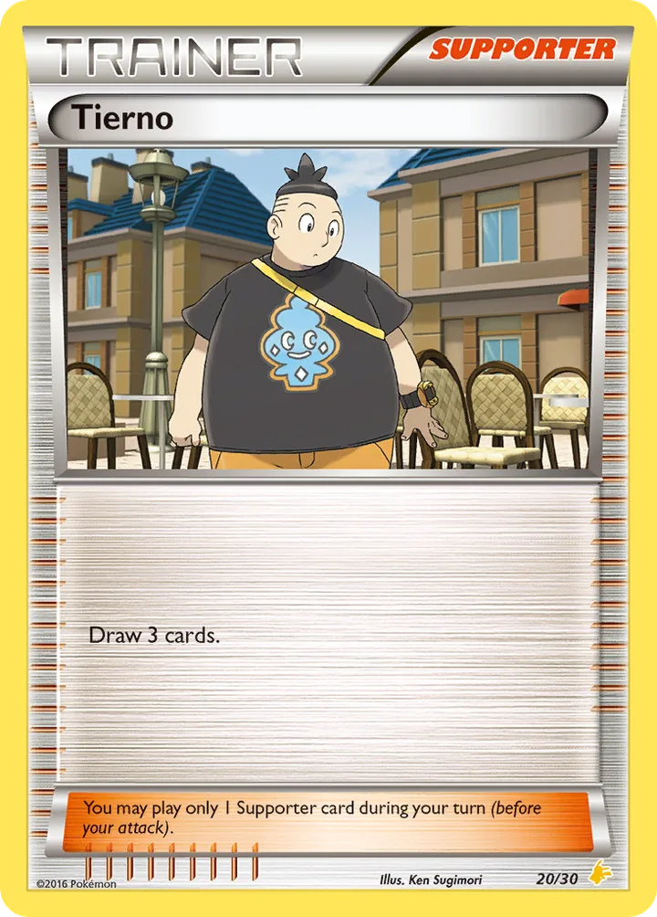Tierno, XY Trainer Kit—Pikachu Libre 20/30