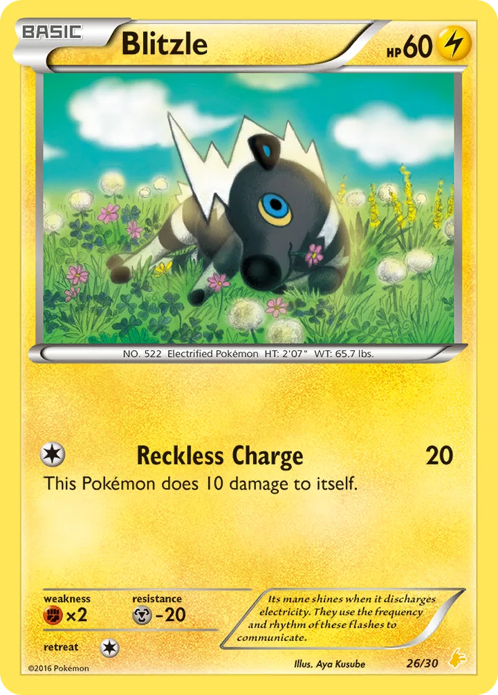 Blitzle, XY Trainer Kit—Pikachu Libre 26/30