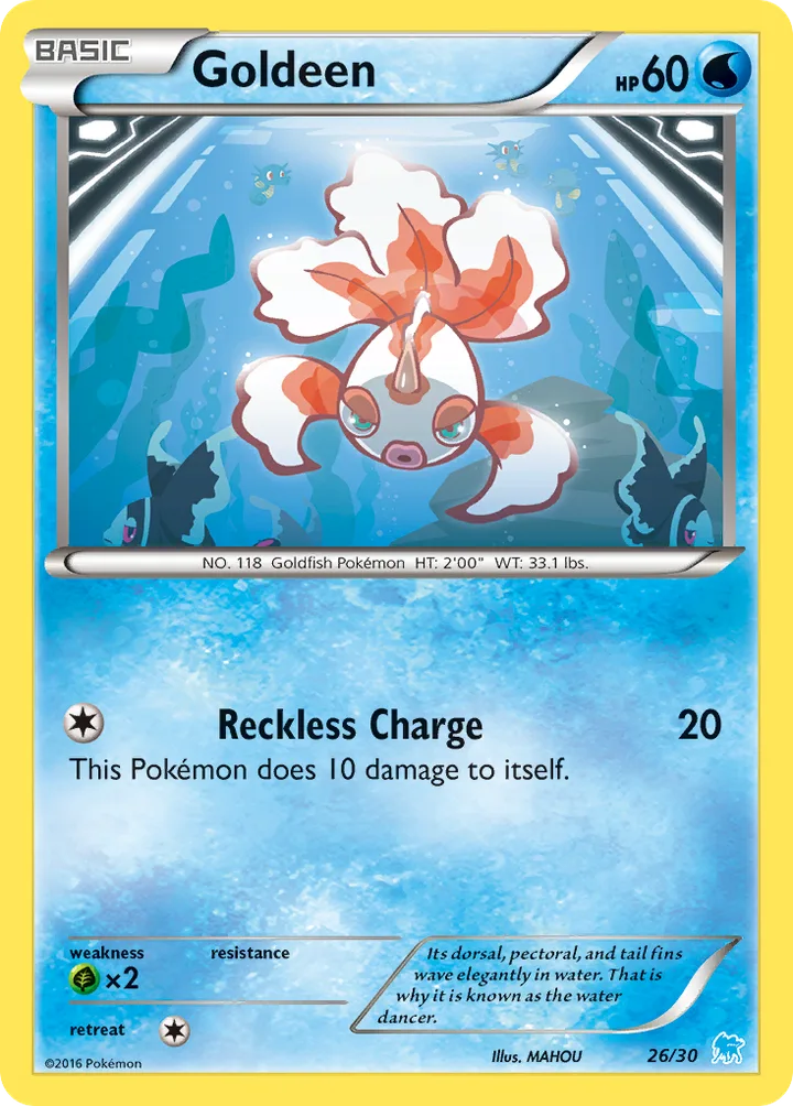 Goldeen, XY Trainer Kit—Suicune 26/30
