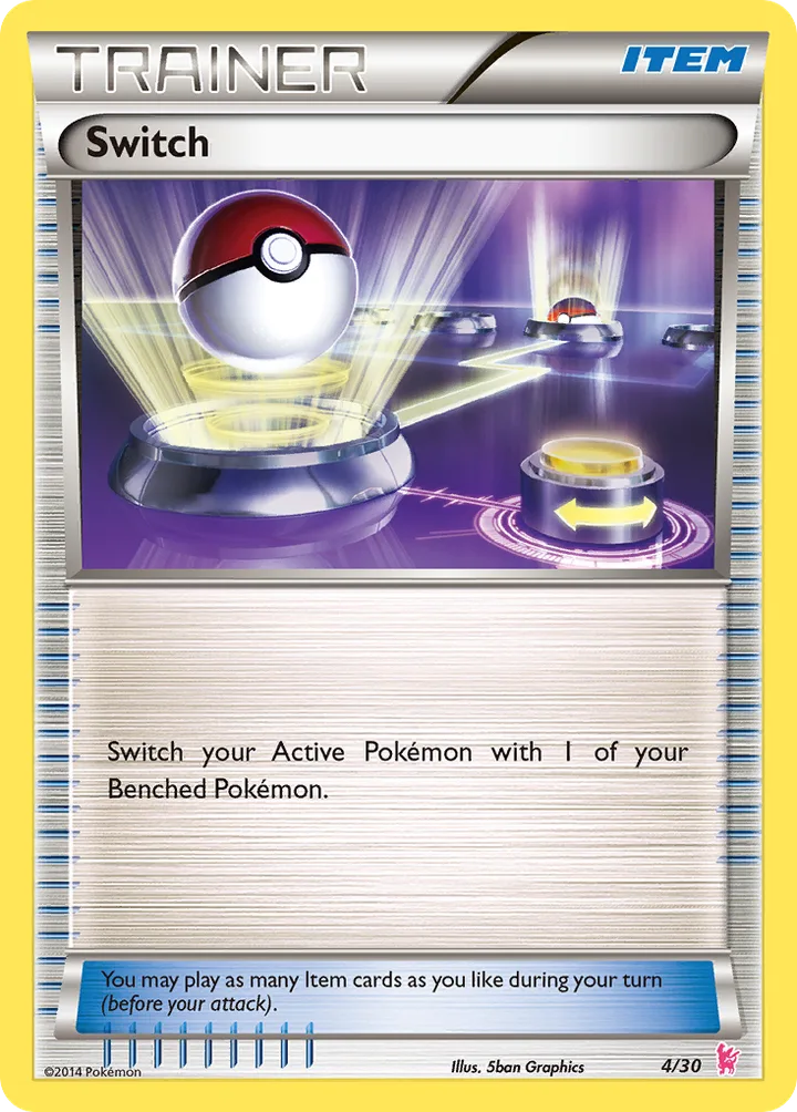 Switch, XY Trainer Kit—Sylveon 4/30