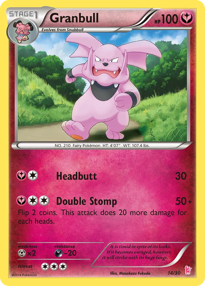 Granbull, XY Trainer Kit—Sylveon 14/30