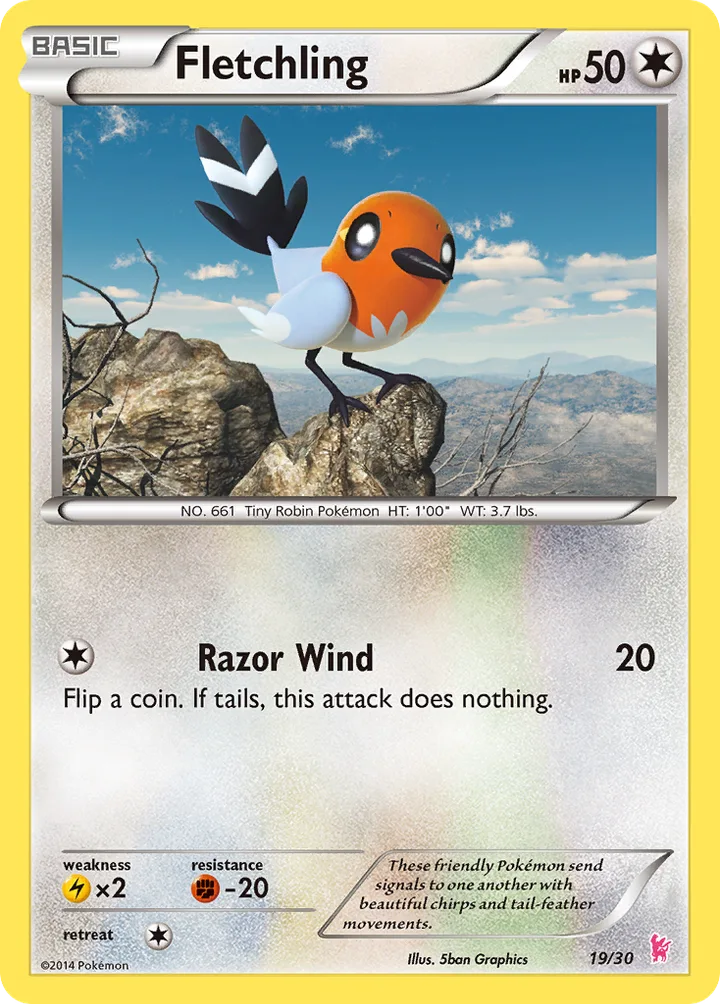 Fletchling, XY Trainer Kit—Sylveon 19/30