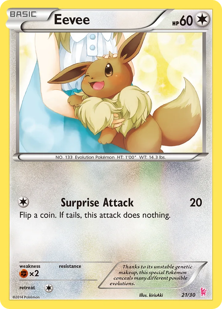 Eevee, XY Trainer Kit—Sylveon 21/30