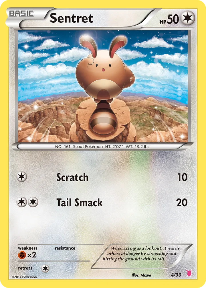 Sentret, XY Trainer Kit—Wigglytuff 4/30