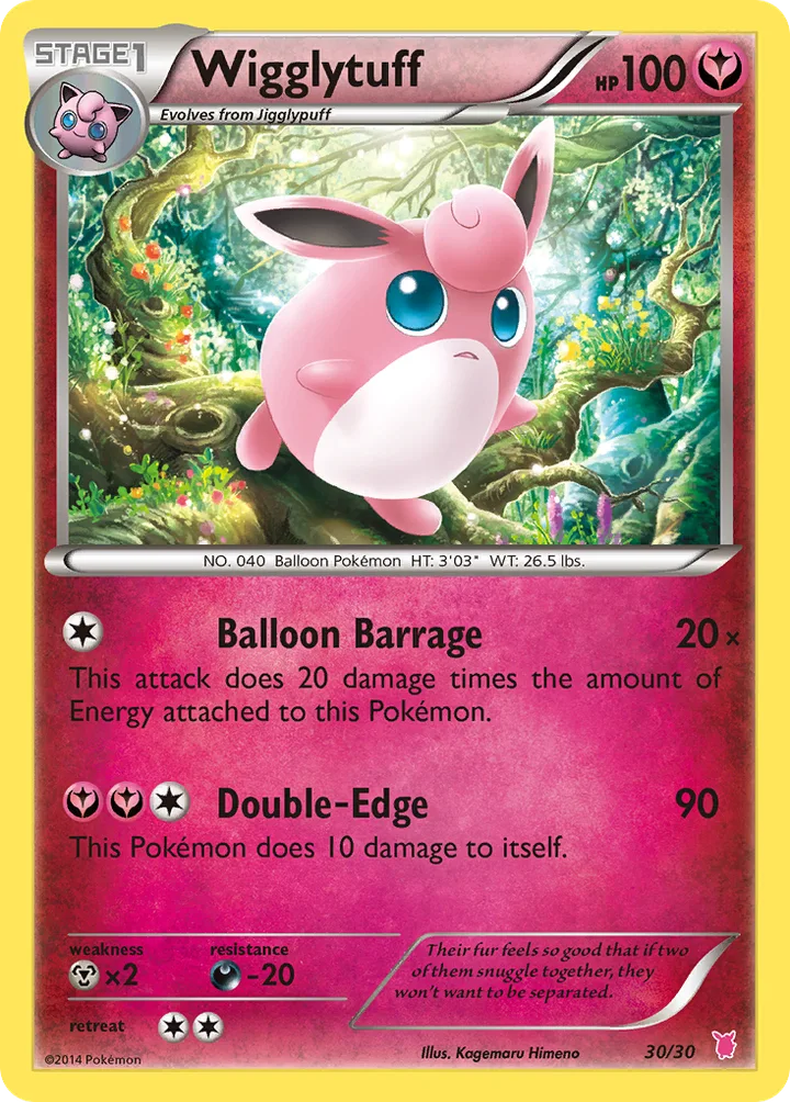 Wigglytuff, XY Trainer Kit—Wigglytuff 30/30
