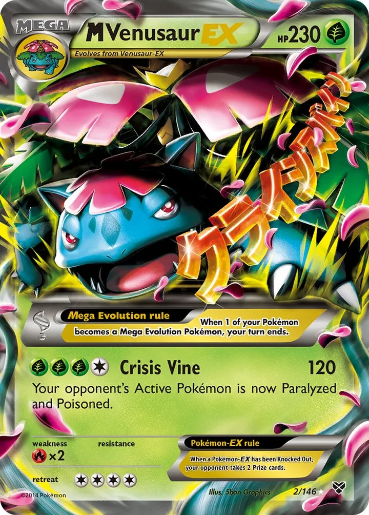 M Venusaur-EX, XY 2/146