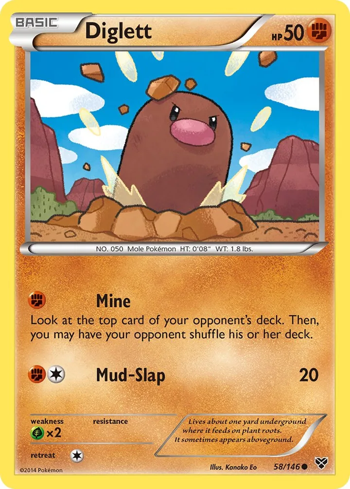 Diglett, XY 58/146
