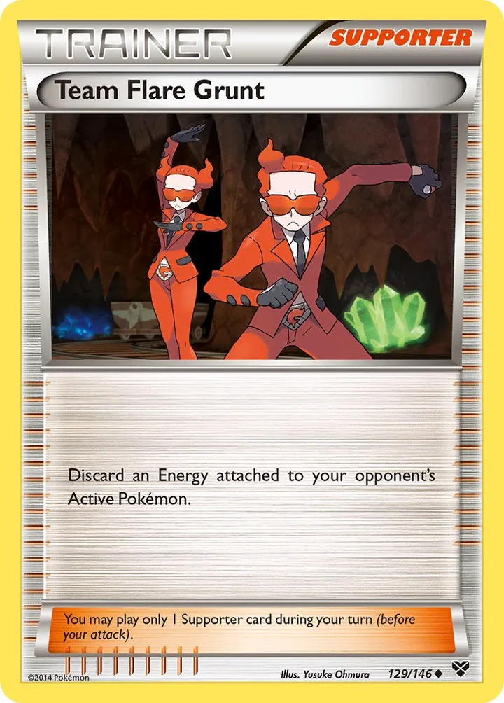 Team Flare Grunt, XY 129/146