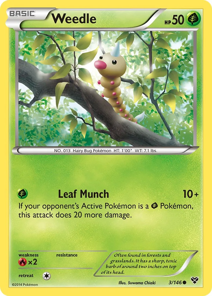 Weedle, XY 3/146