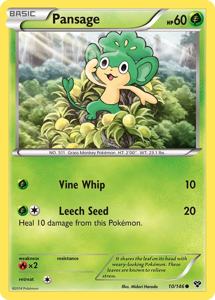 Pansage, XY 10/146