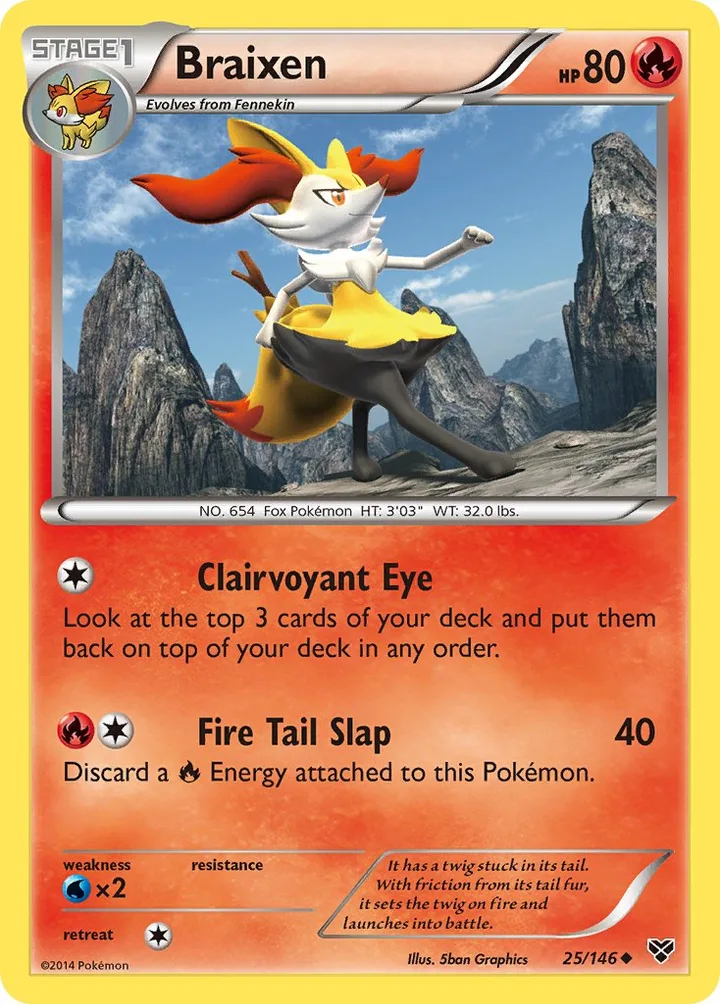 Braixen, XY 25/146