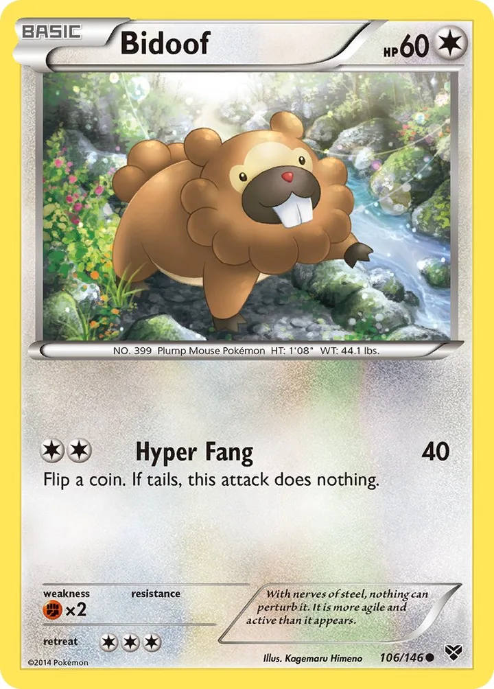 Bidoof, XY 106/146