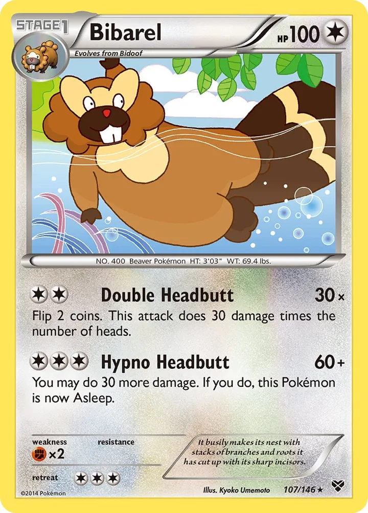 Bibarel, XY 107/146