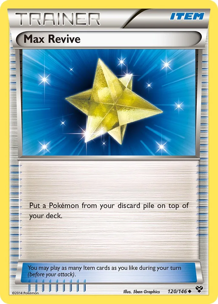 Max Revive, XY 120/146